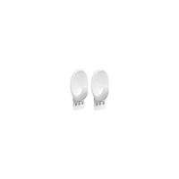 imagem do produto Gancho Plástico Oval APLIK Adesivo Branco Tamanho M