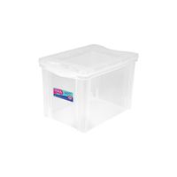 imagem do produto Organizador Plástico 30L Radical Color Cristal Transparente