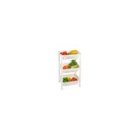 imagem do produto Fruteira Plástica UTTI Branca com 3 Bandejas Empilháveis