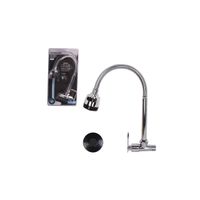 imagem do produto Torneira Inox Gourmet com Ducha para Cozinha de Parede Startools