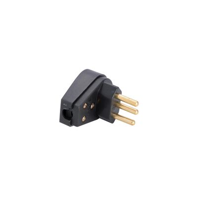 Plugue Angular 2p+t 20 A 250 V Preto Tramontina Plugue Angular 2p+t 20 A 250 V Preto Tramontina
