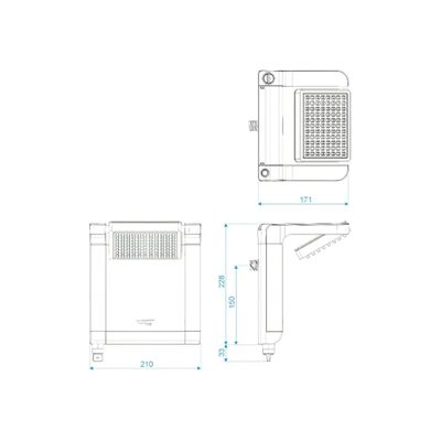 Chuveiro eletrônico Lorenzetti Acqua Ultra Star branco 7800W Chuveiro eletrônico Lorenzetti Acqua Ultra Star branco 7800W