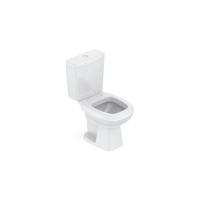 Bacia com Caixa Acoplada City 3/6L Cinza Prata