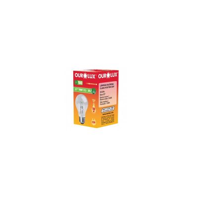 Lâmpada Halogena Bulbo H100 70w E27 2800k Luz Amarela Cor da Lâmpada Halogena Bulbo H100 70w E27 2800k Luz Amarela Cor da