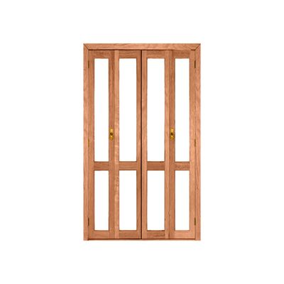 Porta Sacada Esel PE641 Eucalipto com Vidro Liso 140x216x12cm Porta Sacada Esel PE641 Eucalipto com Vidro Liso 140x216x12cm