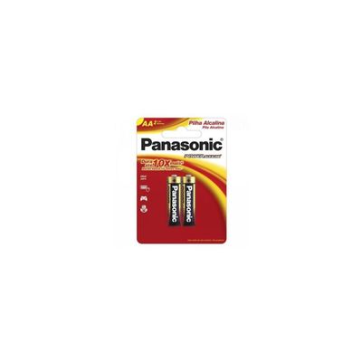02 Pilhas Aa Alcalina Panasonic 1 Cart C/ 2 Unid 02 Pilhas Aa Alcalina Panasonic 1 Cart C/ 2 Unid