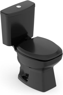 Combo Bacia Sanitária com Caixa Acoplada Incepa Thema Preto Completo