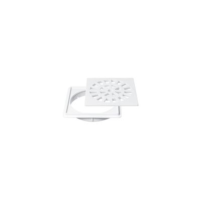 Conjunto Grelha Quadrada Caixa Sifonada 150mm Herc Durável Conjunto Grelha Quadrada Caixa Sifonada 150mm Herc Durável