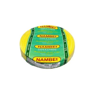 Fio Flexível Nambei 2,50mm Amarelo - Rolo 100 Metros Construção