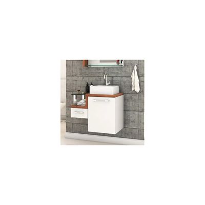 Balcão para Banheiro Nexa Toronto 870 80cm Aveiro/Preto Balcão para Banheiro Nexa Toronto 870 80cm Aveiro/Preto