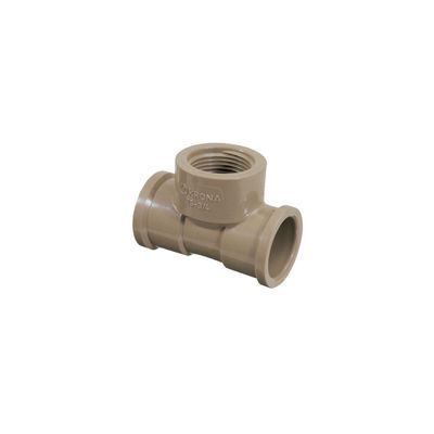 Tee Soldavel Rosca 25 Mm X 1 / 2 Amanco Tee Soldavel Rosca 25 Mm X 1 / 2 Amanco