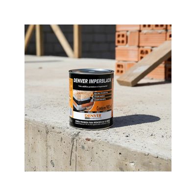 Tinta Asfáltica Impermeável Imperblack Denver de 900 mL para Tinta Asfáltica Impermeável Imperblack Denver de 900 mL para