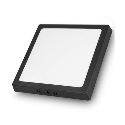 Painel LED Sobrepor 24W 6500K Preto Cristallux 280x280mm