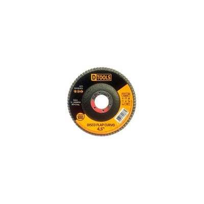 Disco Flap Curvo Dtools G100 4-1/2 polegadas | Alta Performance