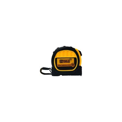 Trena Emborrachada Dtools 5m x 19mm Profissional Alta Durabilidade