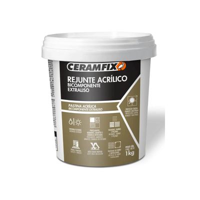 Rejunte Acrílico Bicomponente Palha 1kg ArgaPoli Rejunte Acrílico Bicomponente Palha 1kg ArgaPoli