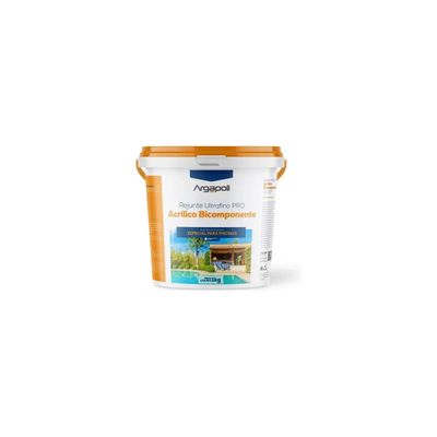 Rejunte Acrílico Bicomponente Argapoli Cinza Alameda 1kg
