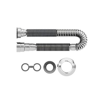 Sifão Sanfonado Extensível Blukit 1,5m Cromado Universal Sifão Sanfonado Extensível Blukit 1,5m Cromado Universal