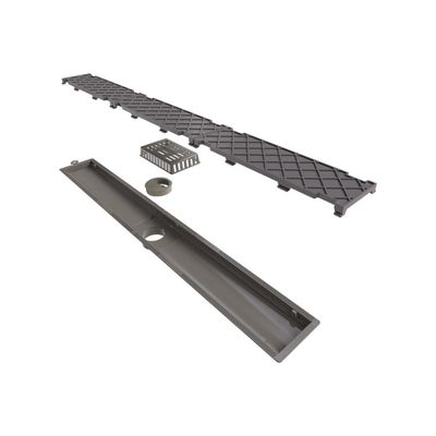 Ralo Linear Seco Central 75cm Novii Oculto - Drenagem Discreta