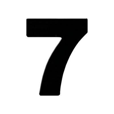 Número Residencial Refletivo 125mm - Numeral 7 Número Residencial Refletivo 125mm - Numeral 7
