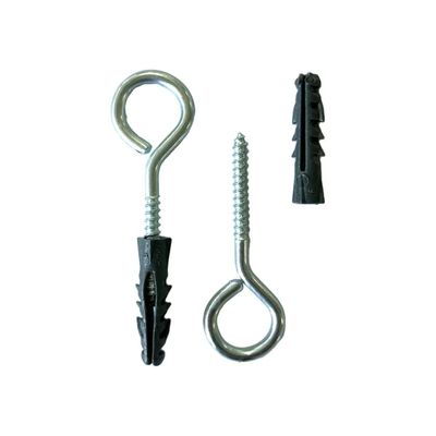 Kit 4 Ganchos com Bucha Startools 370x60mm para Fixação Robusta Kit 4 Ganchos com Bucha Startools 370x60mm para Fixação Robusta