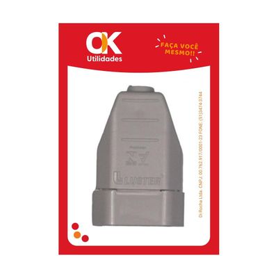 Plug Fêmea LUSTER OK Utilidades Padrão Brasileiro 2P+T Plug Fêmea LUSTER OK Utilidades Padrão Brasileiro 2P+T
