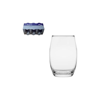 Jogo 6 Copos Vidro Iara 475mL Para Bebidas Em Casa Tem Jogo 6 Copos Vidro Iara 475mL Para Bebidas Em Casa Tem