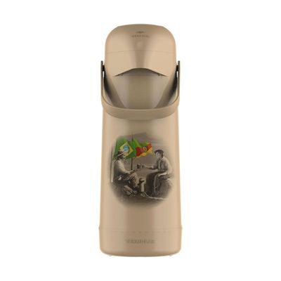 Garrafa Térmica Termolar 1L Caramelo Light Com Bandeira