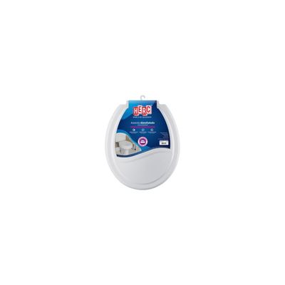 Assento Sanitário Herc Almofadado Oval Cinza-Claro Polietile Assento Sanitário Herc Almofadado Oval Cinza-Claro Polietile