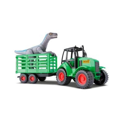 Trator Brinquedo Carreta e Velociraptor com Alta Durabilidade