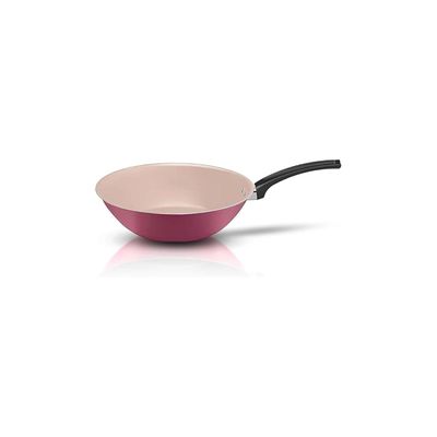 Frigideira Wok Antiaderente 24cm Cereja Magnific Panelux Frigideira Wok Antiaderente 24cm Cereja Magnific Panelux