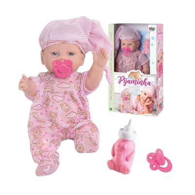 Boneca Milk Meu Pijaminha - Estrutura Confiável para Brincadeiras Seguras