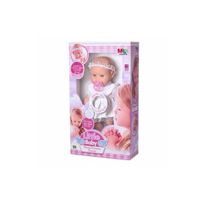 Boneca Interativa Little Baby Minha Primeira Oração Milk - Ergonômica e Segura