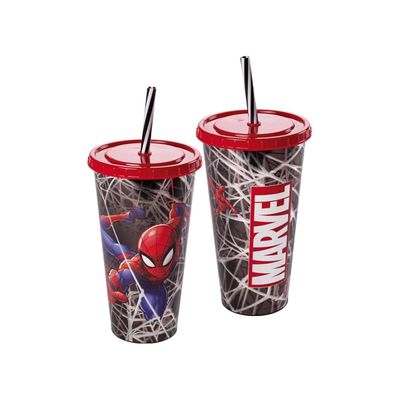 Copo Refrigerante Homem-Aranha Oficial 700ml Licenciado Marvel