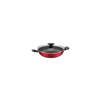 Panela Wok Antiaderente Tramontina Vermelha 3,3L