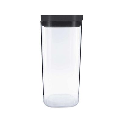Porta-cereais Hermético Acrílico UZ Transparente 1.5L Cinza Porta-cereais Hermético Acrílico UZ Transparente 1.5L Cinza