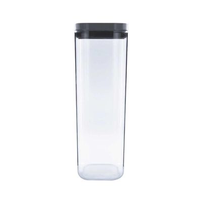 Organizador Hermético 2,2L Transparente c/ Tampa Cinza UZ