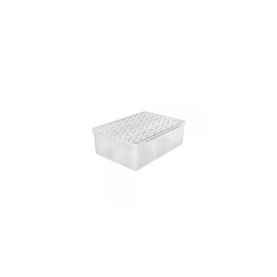 Caixa Organizadora UZ UZ444-TR Transparente Com Tampa Polies Caixa Organizadora UZ UZ444-TR Transparente Com Tampa Polies