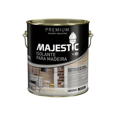 Isolante para Madeira Majestic Incolor 3,6L - Proteção e Durabilidade Isolante para Madeira Majestic Incolor 3,6L - Proteção e Durabilidade