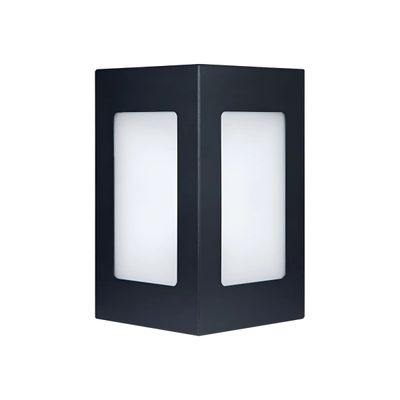 Arandela Triangular E27 Preta Leitosa Dital - Iluminação de Parede Arandela Triangular E27 Preta Leitosa Dital - Iluminação de Parede