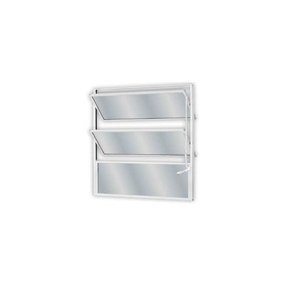 Janela Basculante MGM Alumínio 60x60 Vidro Boela 3145