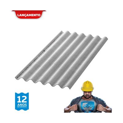 Telha Fibrocimento Imbrafort Ondulada 244x110x6,5mm