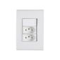 Conjunto 1 Interruptor Simples+2 Tomadas 10a Tramontina Liz