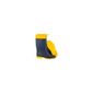 Bota PVC Vonder com Forro e Polaina Azul Amarela - Tam 37/38