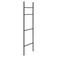 Porta Toalha Escada Fani Horus 450 Preto Fosco