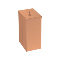 Lixeira Tramontina Luz Slim em Aço Inox Rose 5,5 Litros