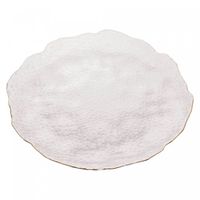 Prato Para Servir Cristal Borda Gold Taj 20cm