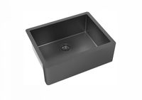 Cuba Semi Encaixe Cozinha Farm Nano Black 60cm Debacco