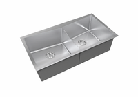Cuba Embutir Cozinha Quadratino Dupla as Inox 45cm Debacco