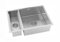 Cuba Embutir Cozinha Quadratino Com Canal Inox 70cm Debacco